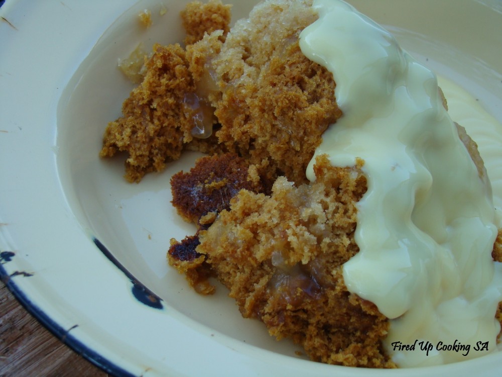 Ginger Pudding (no oven required) | Fired Up Cooking SA